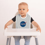 NASA "Meatball" Logo Embroidered Baby Bib