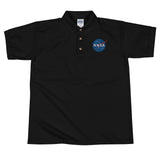 Men's NASA "Meatball" Logo Embroidered Polo Shirt