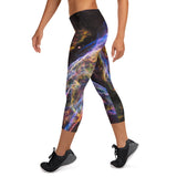 Veil Nebula Capri Leggings