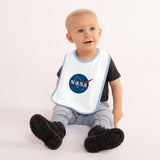 NASA "Meatball" Logo Embroidered Baby Bib