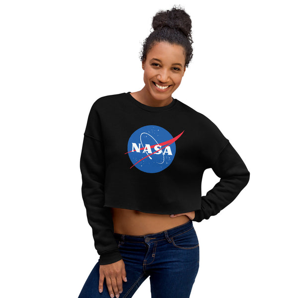 NASA Crop Top Sweatshirt The Space Chronicle