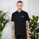 Men's NASA "Meatball" Logo Embroidered Polo Shirt