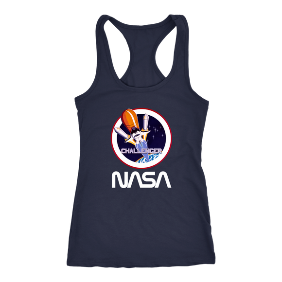 Women's NASA STS-8 Space Shuttle Mission Patch Racerback Tank Top