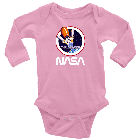 NASA STS-8 Space Shuttle Mission Patch Long Sleeve Baby Bodysuit