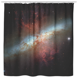 Starburst Galaxy Shower Curtain