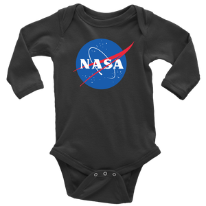 NASA "Meatball" Logo Long Sleeve Baby Bodysuit