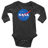 NASA "Meatball" Logo Long Sleeve Baby Bodysuit