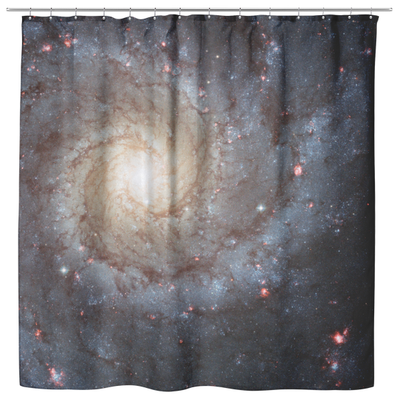 Spiral Galaxy M72 Shower Curtain